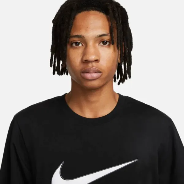 Tricou pentru bărbați Nike M Nsw Sp Ss Top 100% bumbac/ Black photo 4