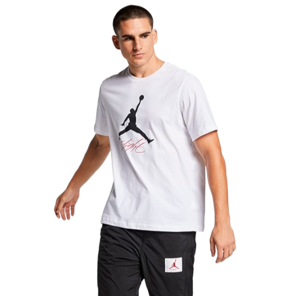 Tricou pentru bărbați Nike Jumpman Flight Hbr Tee 100% bumbac/ White photo 3