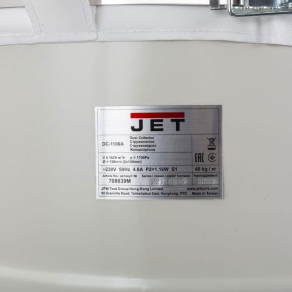 Aspirator pentru rumeguș JET DC-1100A 1900 W / White photo 4
