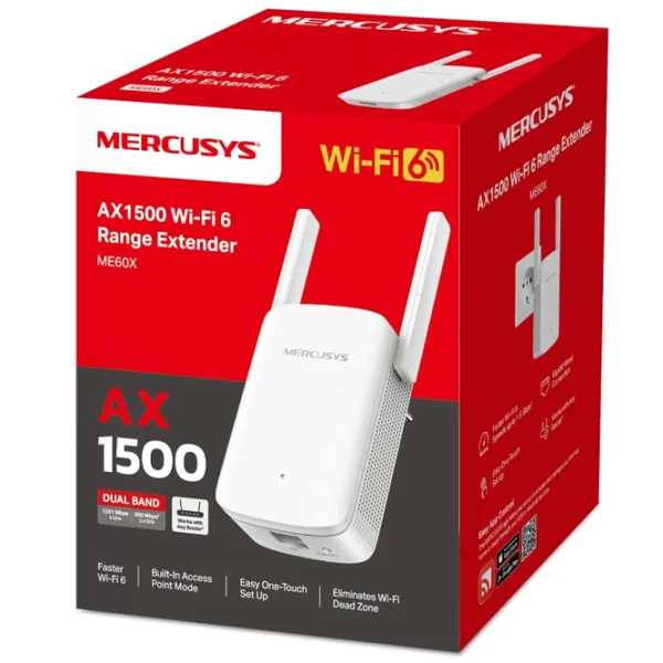 Amplificator de semnal Mercusys ME60X Amplificator/ White photo 3