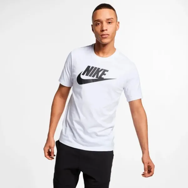 Футболка для мужчин Nike M Nsw Tee Icon Futura 100% хлопок/ Белый photo 3