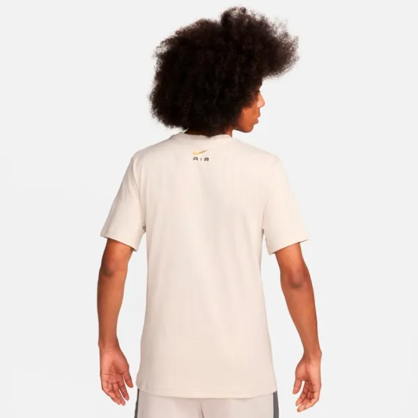 Tricou pentru bărbați Nike M Nsw Sw Air Graphic Tee 100% bumbac/ Beige photo 2