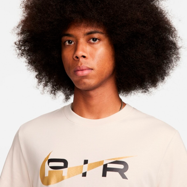 Tricou pentru bărbați Nike M Nsw Sw Air Graphic Tee 100% bumbac/ Beige photo 4