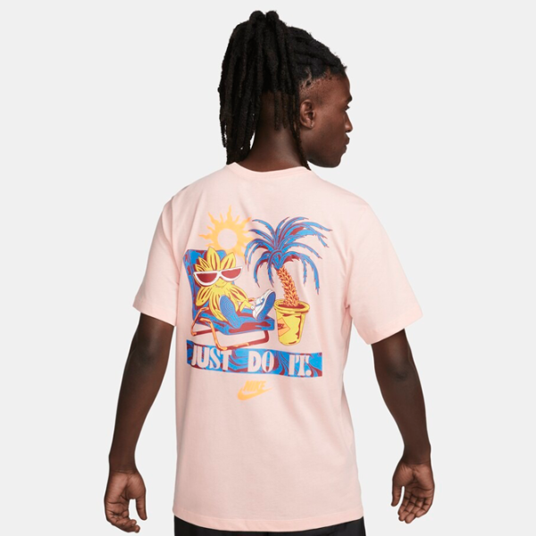 Tricou pentru bărbați Nike U Nsw Tee Spring Break Sun 100% bumbac/ Pink photo 2