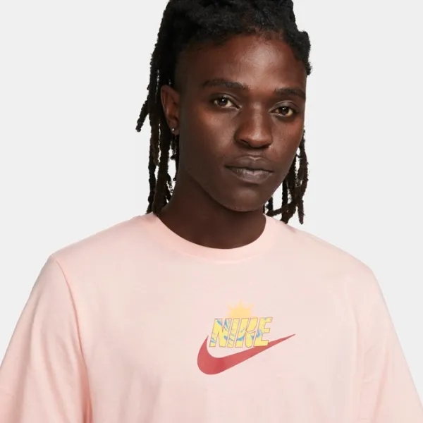 Tricou pentru bărbați Nike U Nsw Tee Spring Break Sun 100% bumbac/ Pink photo 4