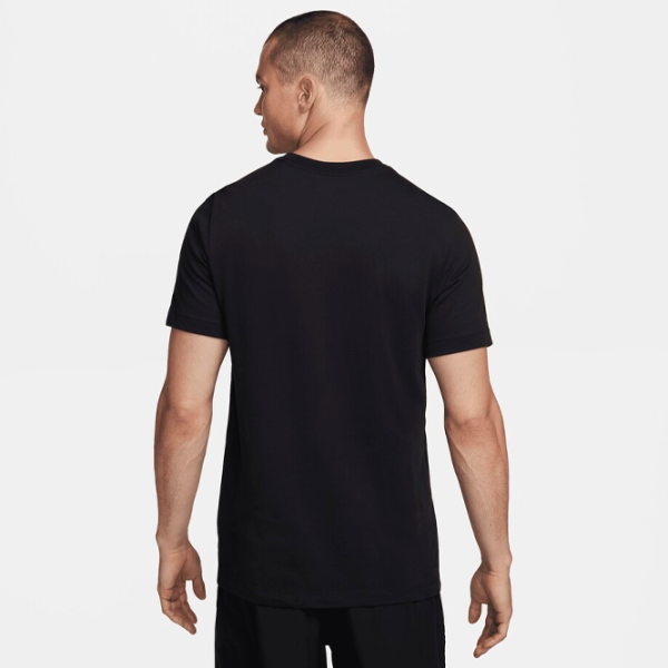 Tricou pentru bărbați Nike M Nk Df Tee Hbr Novelty 58% bumbac , 42% poliester/ Black photo 3