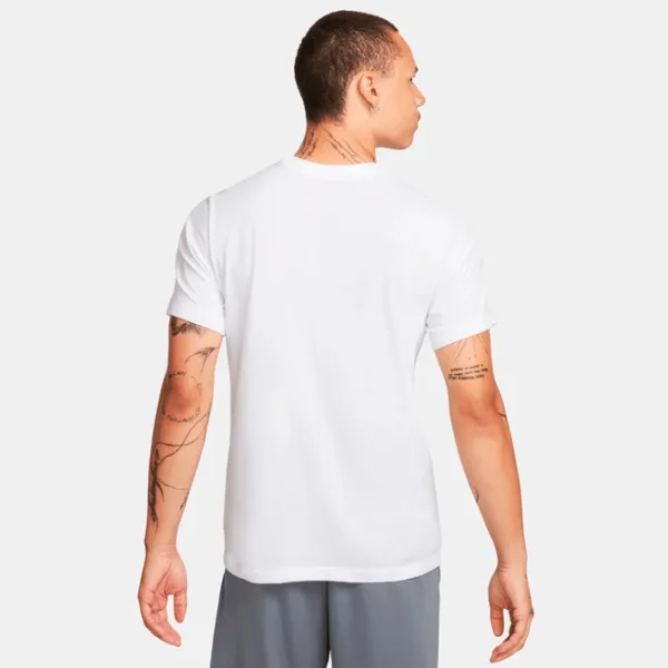 Tricou pentru bărbați Nike M Nk Df Tee Hbr Novelty 58% bumbac , 42% poliester/ White photo 3