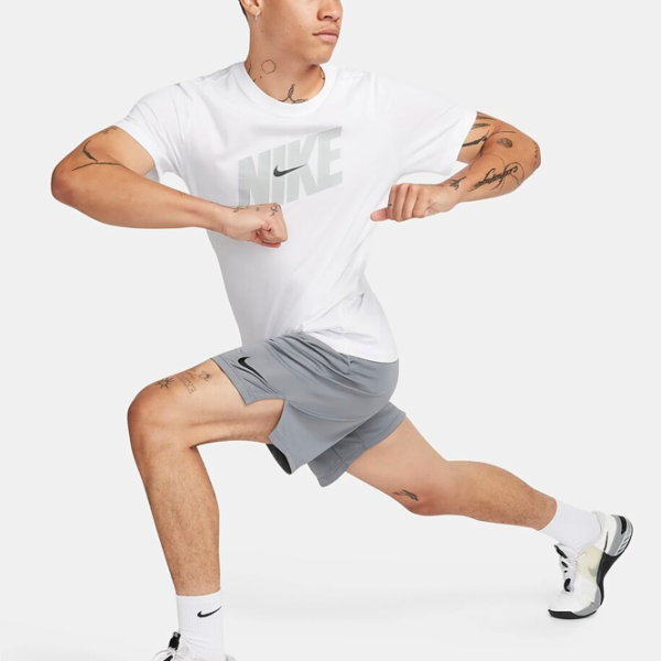 Tricou pentru bărbați Nike M Nk Df Tee Hbr Novelty 58% bumbac , 42% poliester/ White photo 4