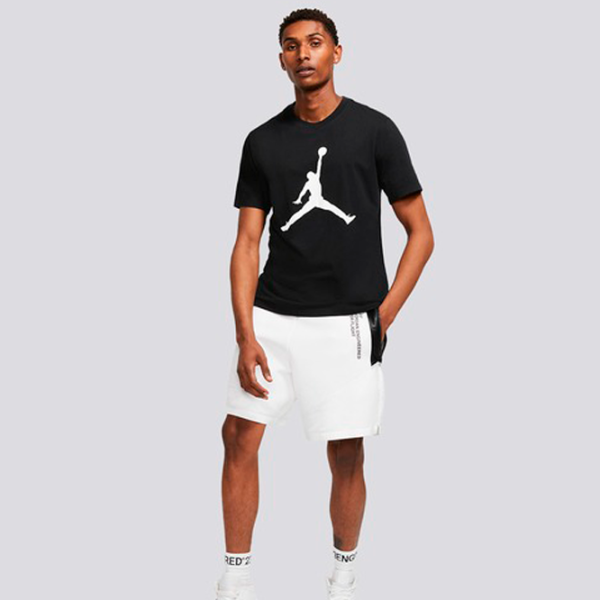 Футболка для мужчин Nike M Jordan Jumpman Ss Crew 100% хлопок/ Черный photo 3