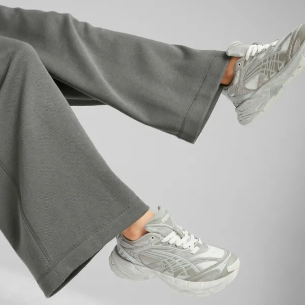 Pantaloni spotivi pentru femei Puma Classics+ Relaxed Sweatpants XS/ Mineral Gray photo 7