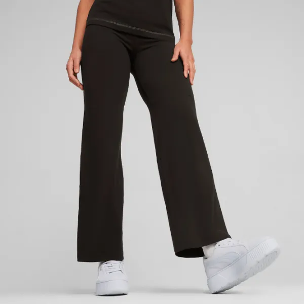 Спортивные штаны для женщин Puma Ess+ Straight Leggings S/ Черный photo 4