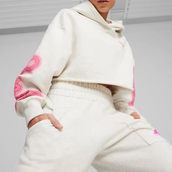 Pantaloni spotivi pentru femei Puma Game Love Heartbreak Pant L/ Vapor Gray photo 5