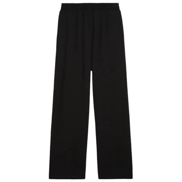 Pantaloni spotivi pentru femei Puma Classics Ribbed Relaxed Pants XS/ Black photo 2