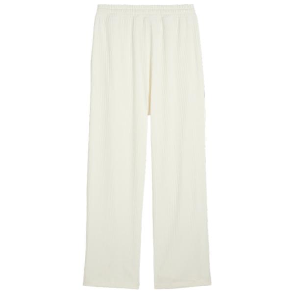 Pantaloni spotivi pentru femei Puma Classics Ribbed Relaxed Pants M/ Frosted Ivory photo 2