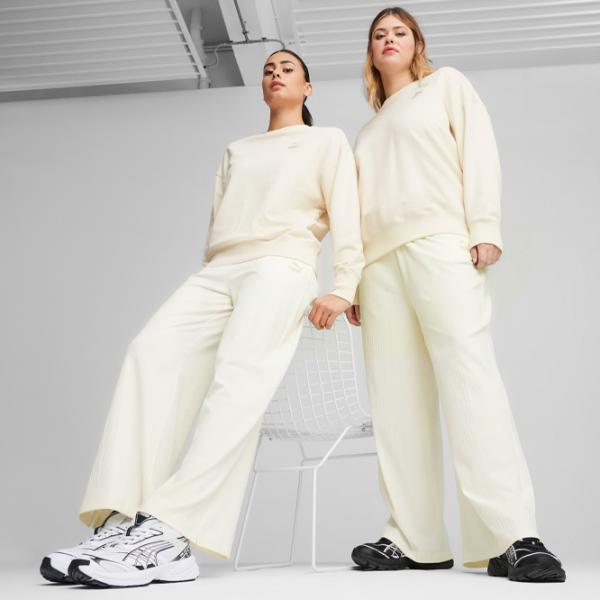 Pantaloni spotivi pentru femei Puma Classics Ribbed Relaxed Pants M/ Frosted Ivory photo 3