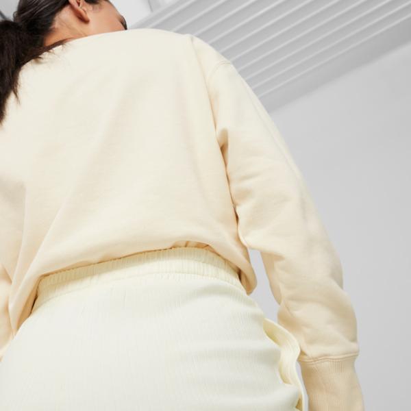 Спортивные штаны для женщин Puma Classics Ribbed Relaxed Pants L/ Frosted Ivory photo 5