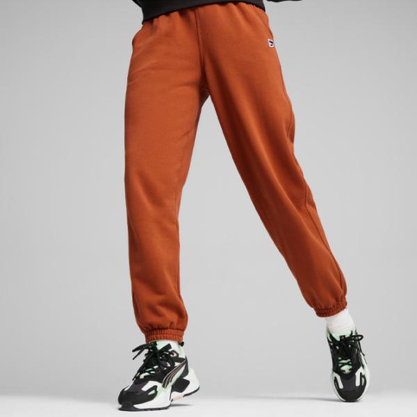 Спортивные штаны для женщин Puma Downtown Relaxed Sweatpants Tr L/ Teak photo 5 Спортивные штаны для женщин Puma Downtown Relaxed Sweatpants Tr L/ Teak photo 5