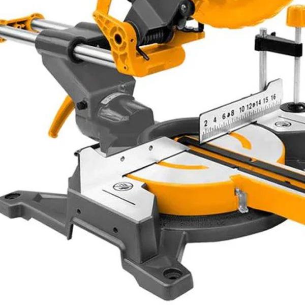 Fierăstrău pentru tăieri înclinate INGCO BM2S180017 255 mm/ Yellow photo 4