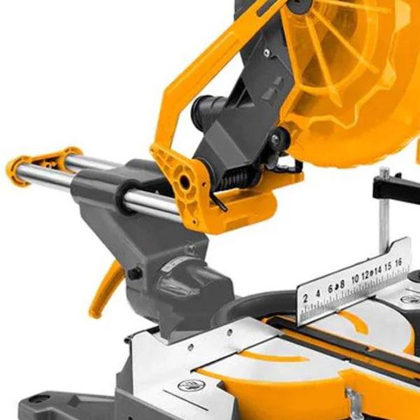 Fierăstrău pentru tăieri înclinate INGCO BM2S180017 255 mm/ Yellow photo 5