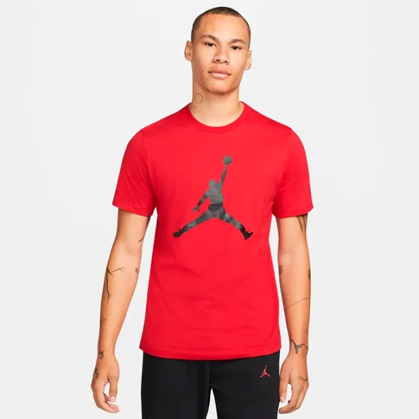Футболка для мужчин Nike M Jordan Jumpman Ss Crew 100% хлопок/ Красный photo 3