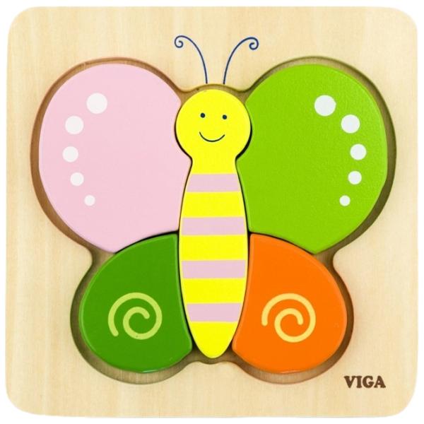 Puzzle VIGA Бабочка 1.5+/ Количество деталей: 5 photo 2