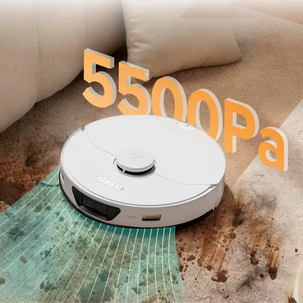 Робот пылесос Roborock S7 Max Ultra 5200 мАч / Белый photo 14