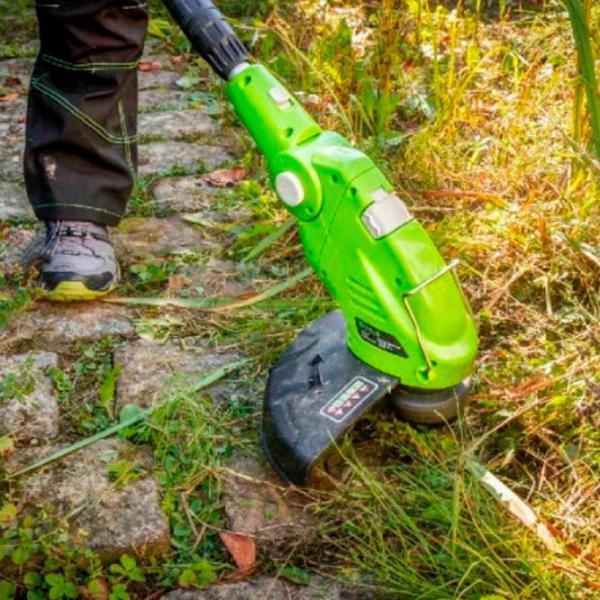 Триммер для травы Zipper ZI-MOS40V-AKKU аккумуляторный/ Зелёный photo 5