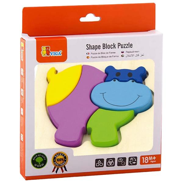 Puzzle VIGA Hippo 1.5+/ Количество деталей: 5 photo 2