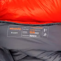 Sac de dormit Pinguin Expert 185 L BHB Micro/ Grey Orange photo 4