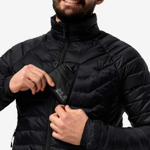 Jachetă pentru bărbați Jack Wolfskin Routeburn Pro Ins Jkt M Semi-sezon/ Black photo 4 Jachetă pentru bărbați Jack Wolfskin Routeburn Pro Ins Jkt M Semi-sezon/ Black photo 4