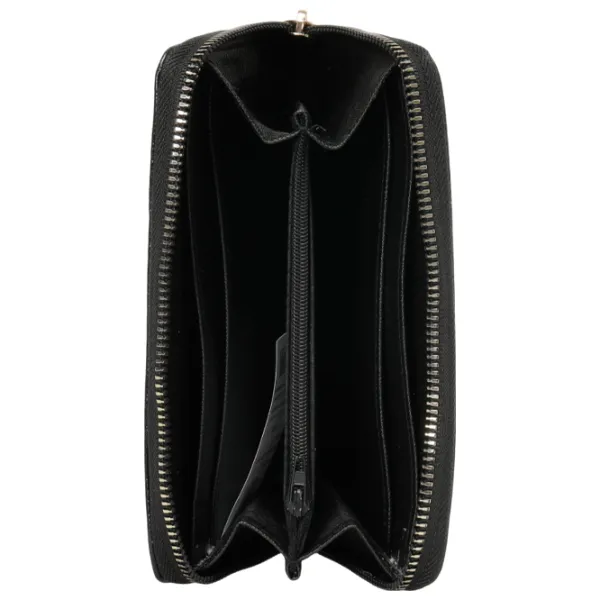 Portmoneu pentru femei Butigo RUGAN LUX CZDN 3PR Piele artificială/ Black photo 3