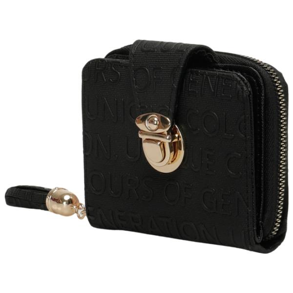 Portmoneu pentru femei Polaris Wallet 3W KILIT LOGO CZDN 3PR Piele artificială/ Black photo 2