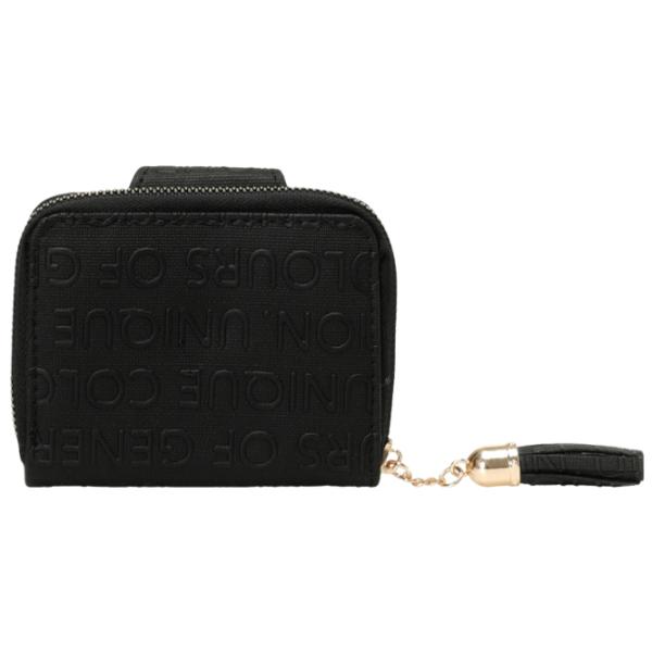Portmoneu pentru femei Polaris Wallet 3W KILIT LOGO CZDN 3PR Piele artificială/ Black photo 3
