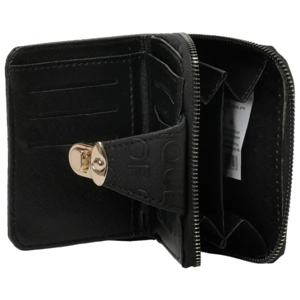 Portmoneu pentru femei Polaris Wallet 3W KILIT LOGO CZDN 3PR Piele artificială/ Black photo 4