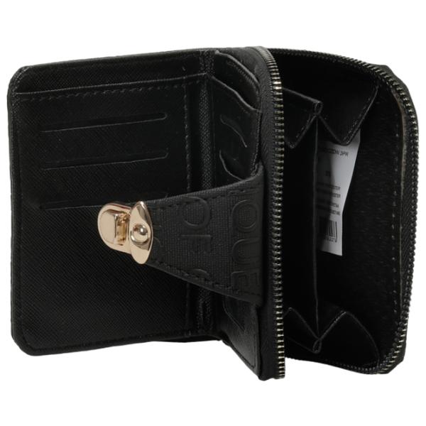Portmoneu pentru femei Polaris Wallet 3W KILIT LOGO CZDN 3PR Piele artificială/ Black photo 4