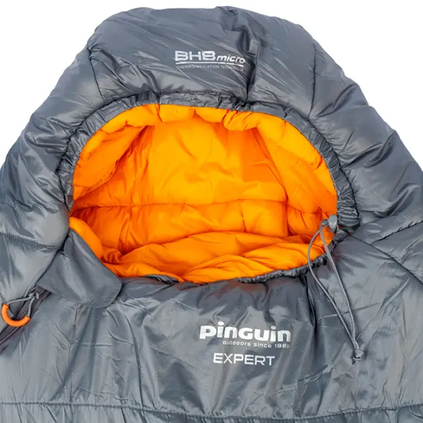 Sac de dormit Pinguin Expert 185 R BHB Micro/ Grey Orange photo 5 Sac de dormit Pinguin Expert 185 R BHB Micro/ Grey Orange photo 5