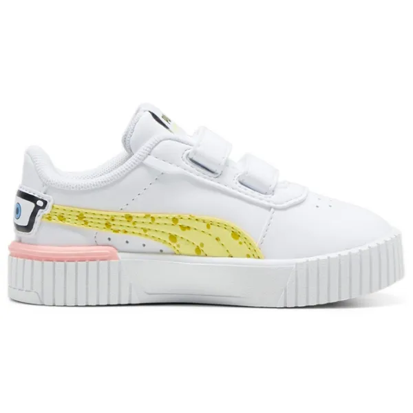Ghete pentru fetiţe Puma Carina 2.0 Spongebob II V Inf White photo 3