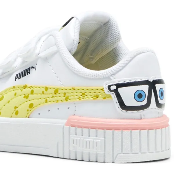 Ghete pentru fetiţe Puma Carina 2.0 Spongebob II V Inf White photo 5