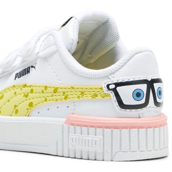 Ghete pentru fetiţe Puma Carina 2.0 Spongebob II V Inf White photo 5