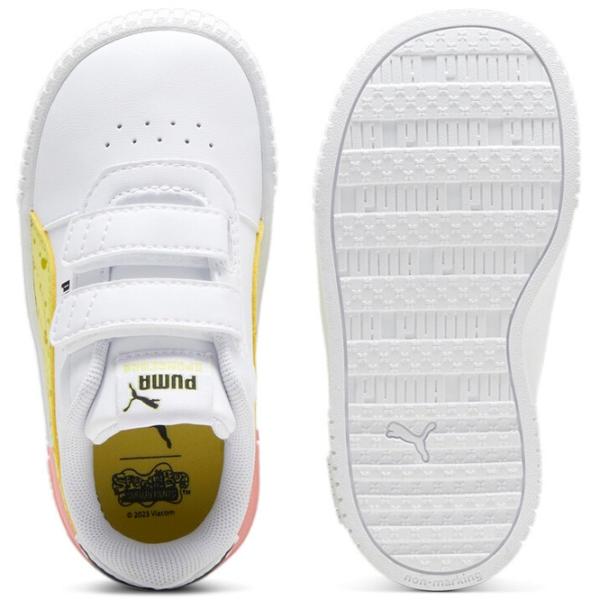 Ghete pentru fetiţe Puma Carina 2.0 Spongebob II V Inf White photo 6