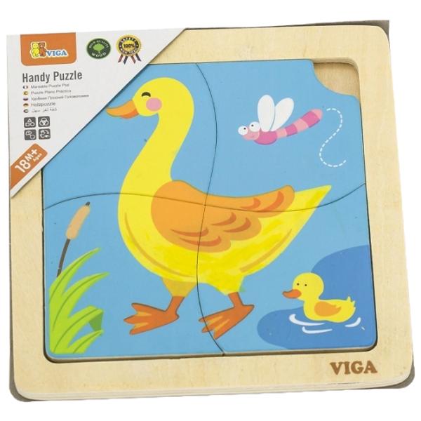 Puzzle VIGA Rață 1.5+/ Numărul de piese: 4 photo 3