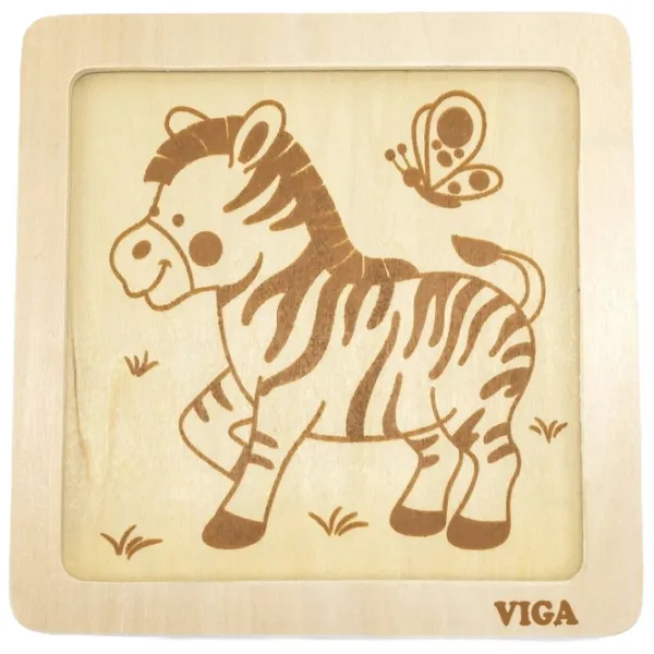 Puzzle VIGA Зебра 1.5+/ Количество деталей: 4 photo 3 Puzzle VIGA Зебра 1.5+/ Количество деталей: 4 photo 3