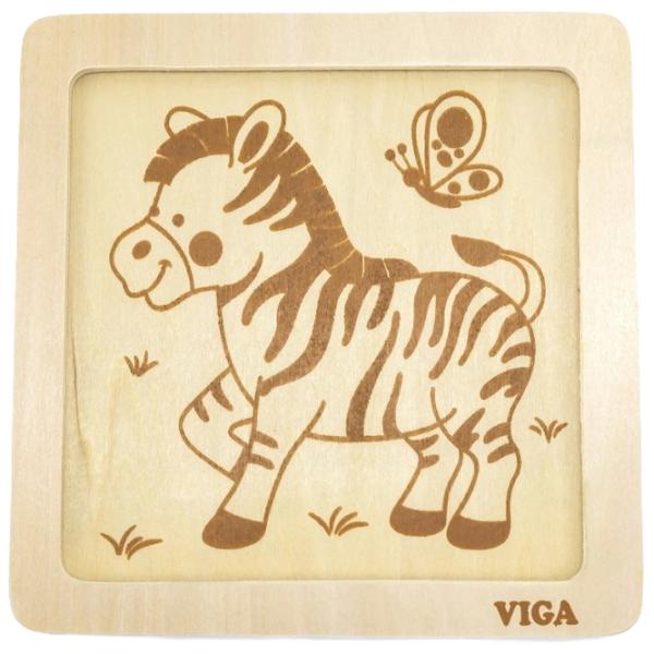 Puzzle VIGA Зебра 1.5+/ Количество деталей: 4 photo 3 Puzzle VIGA Зебра 1.5+/ Количество деталей: 4 photo 3
