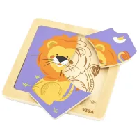 Puzzle VIGA Лев 1.5+/ Количество деталей: 4 photo 2
