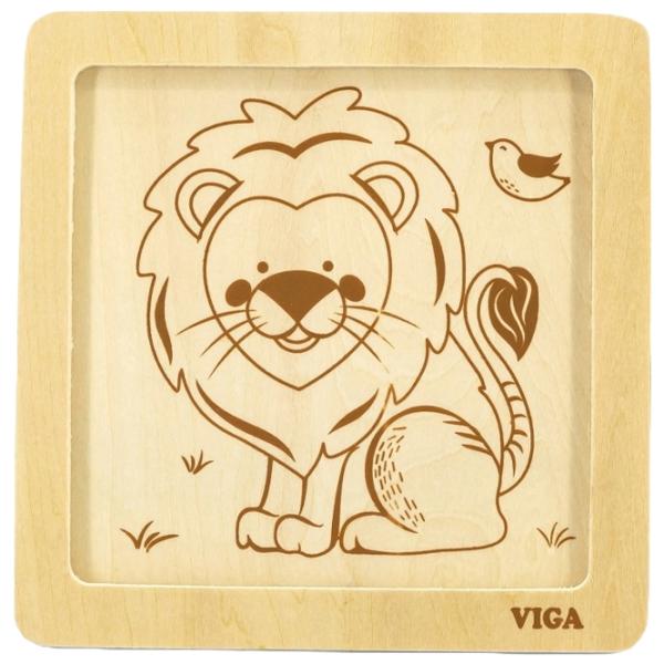 Puzzle VIGA Лев 1.5+/ Количество деталей: 4 photo 3