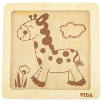 Puzzle VIGA Жираф 1.5+/ Количество деталей: 4 photo 2