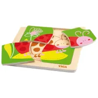Puzzle VIGA Божья коровка 1.5+/ Количество деталей: 4 photo 3