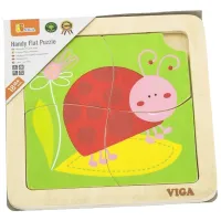 Puzzle VIGA Божья коровка 1.5+/ Количество деталей: 4 photo 4
