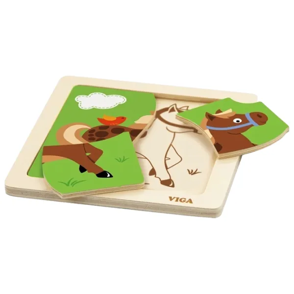 Puzzle VIGA Cal 1.5+/ Количество деталей: 4 photo 2