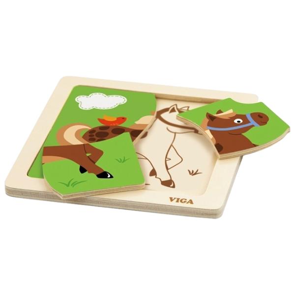 Puzzle VIGA Cal 1.5+/ Количество деталей: 4 photo 2